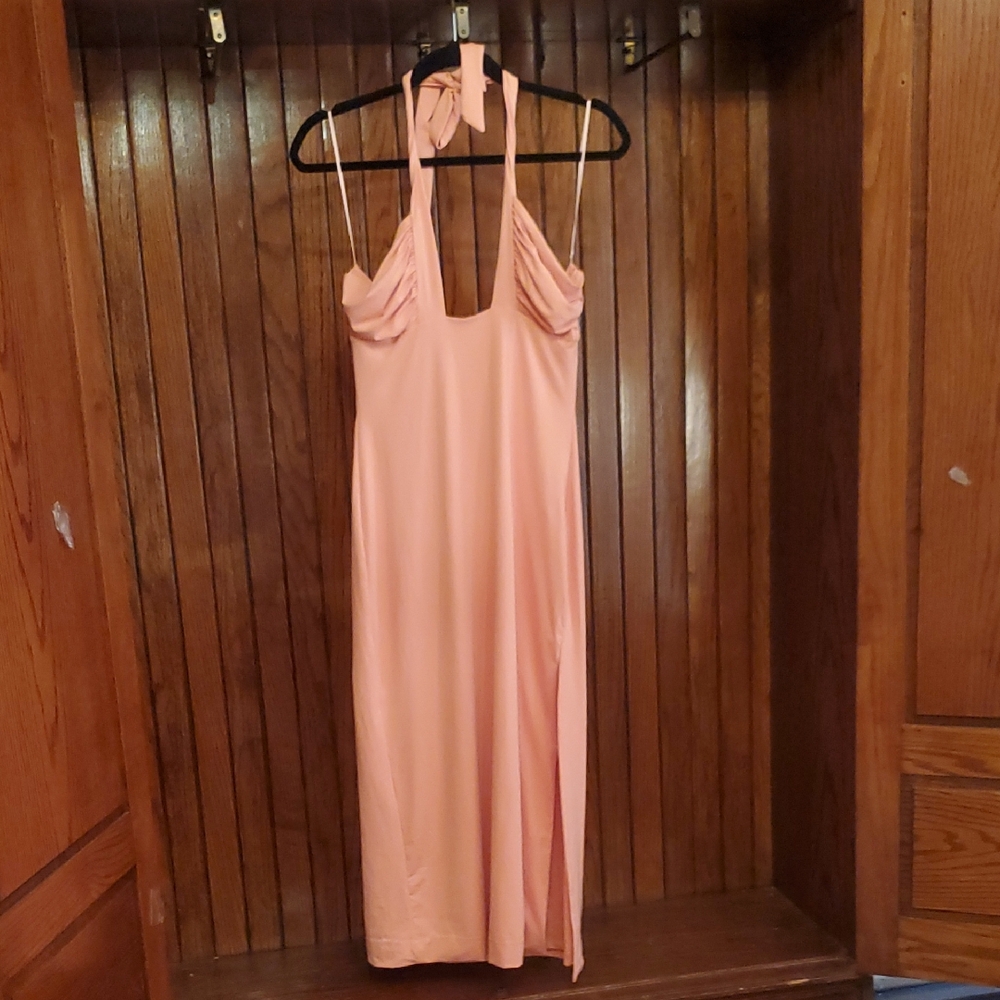 BARDOT Elegant Pink Halter Dress Austrailian Brand